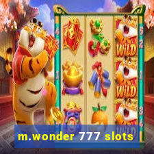 m.wonder 777 slots